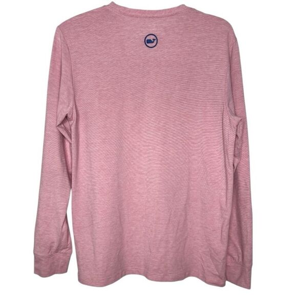 Vineyard Vines Pink Boys M Long Sleeve Edgartown T-shirt - Picture 4 of 7